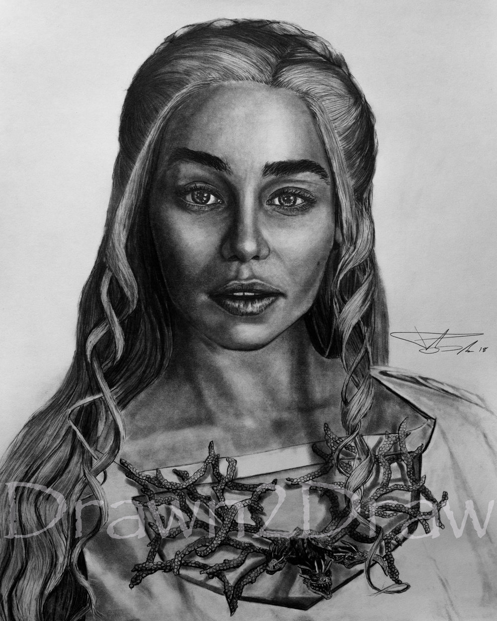 1000x1250 Daenerys - Game Of Thrones Drawings