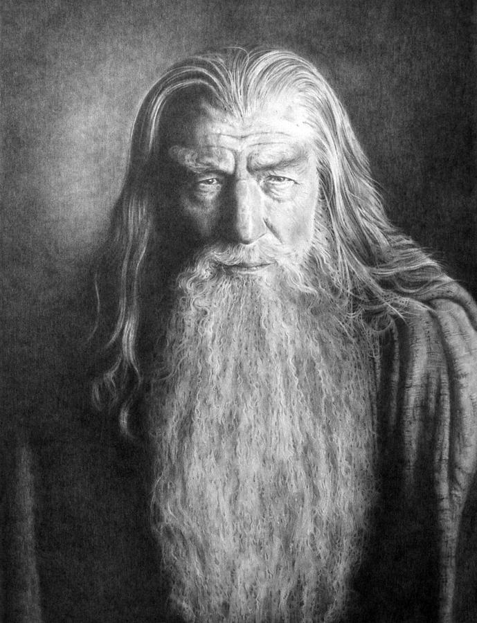 689x900 Gandalf Drawings Fine Art America - Gandalf Drawing
