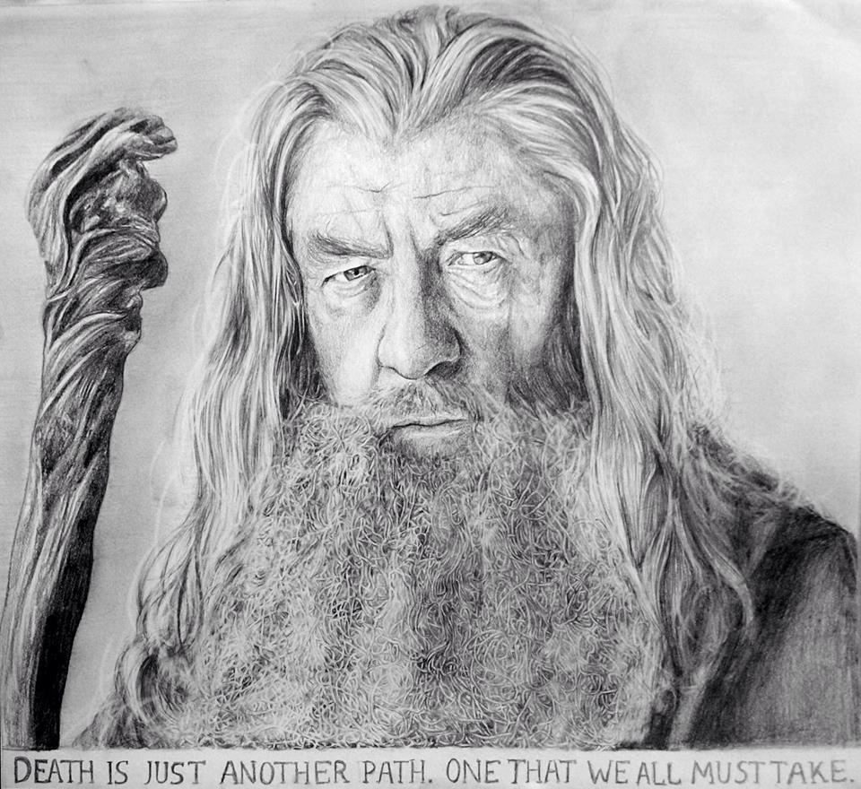 960x880 Gandalf Drawing Arts Crafts In Gandalf Tattoo, Gandalf - Gandalf Drawing