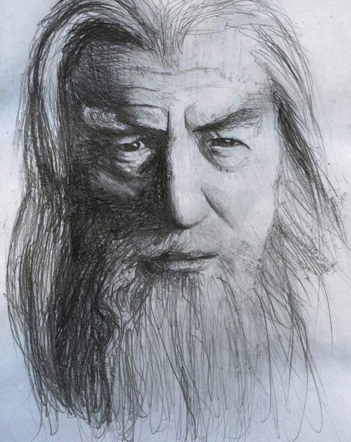 710x894 Gandalf Drawing Lotr Amino - Gandalf Drawing