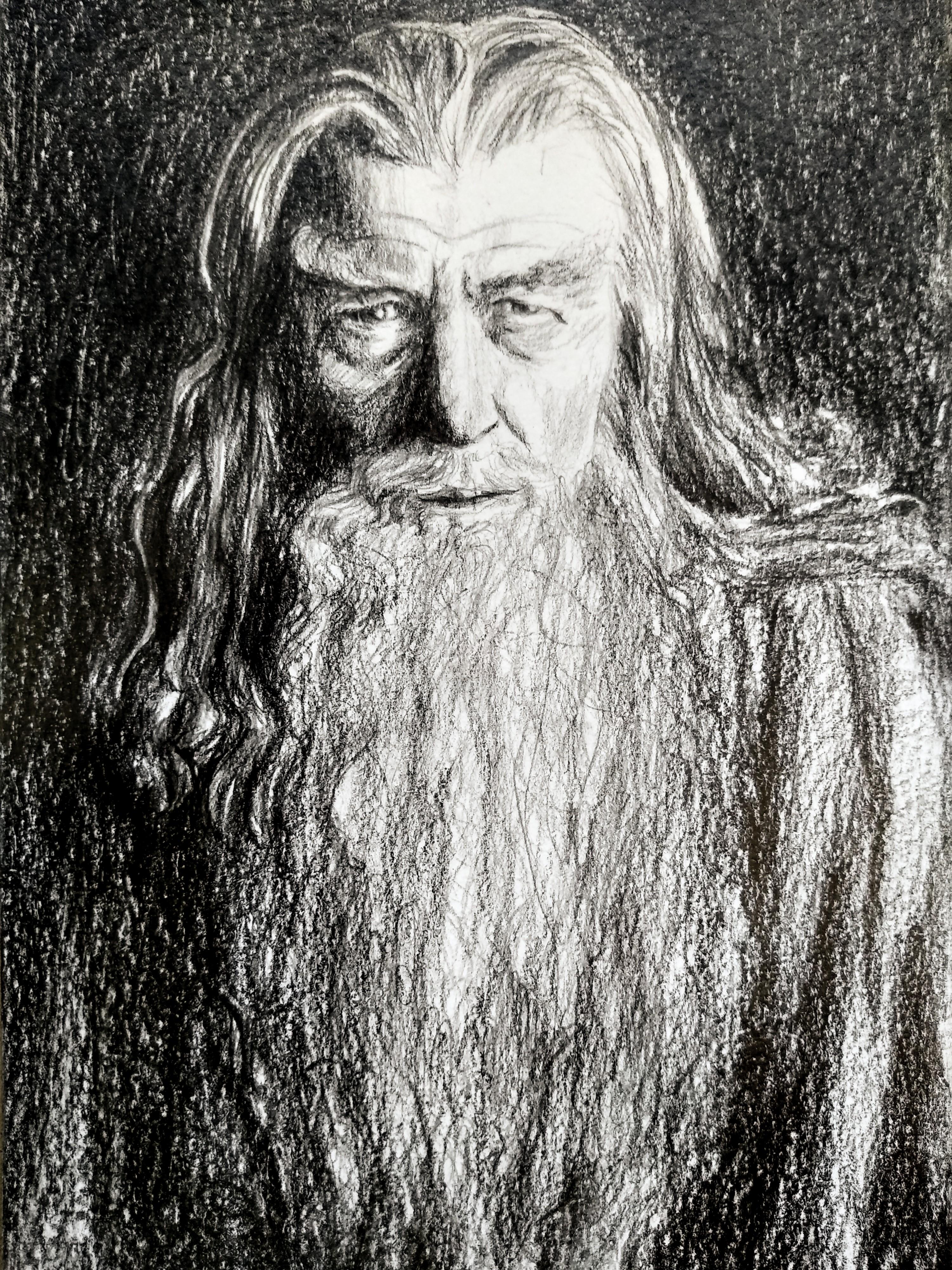 3000x4000 Gandalf Drawing Attempt Lotr - Gandalf Drawing