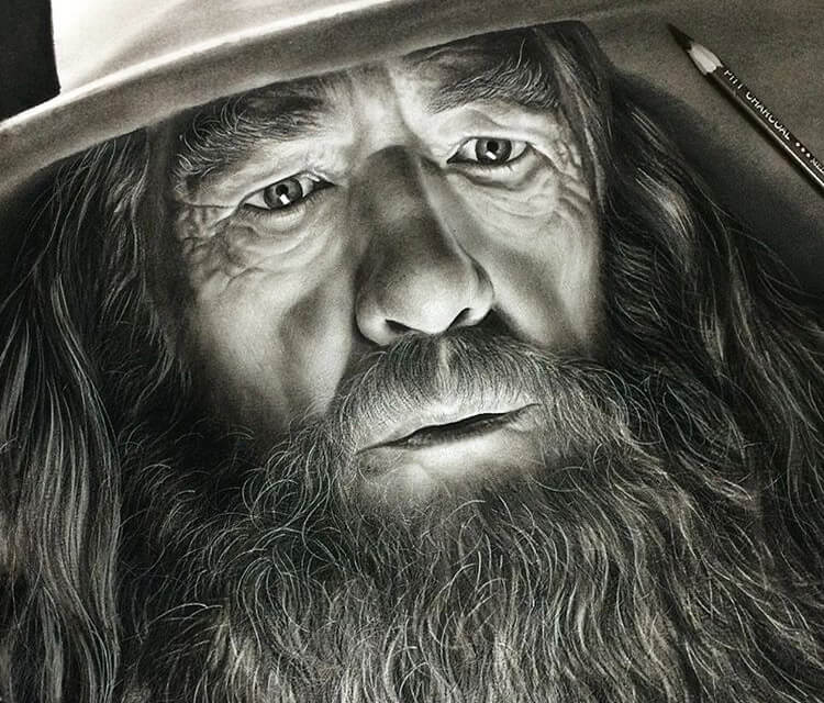 750x640 Gandalf The Grey Drawing - Gandalf Drawing