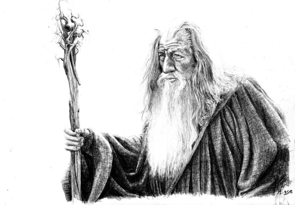 1024x713 The World's Most Recently Posted Photos Of Drawing And Gandalf - Gandalf Drawing