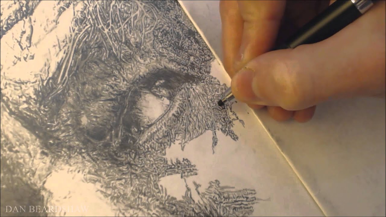 1280x720 Gandalf Drawing Time Lapse - Gandalf Drawing