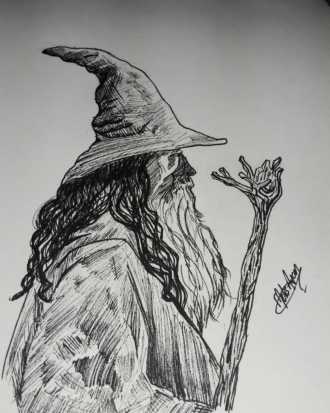 1161x1451 Gandalf Drawing Image Drawing Skill - Gandalf Drawing