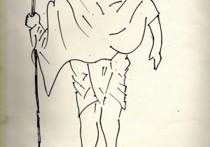 300x210 Gandhi Drawing Outline - Gandhi Drawing Outline