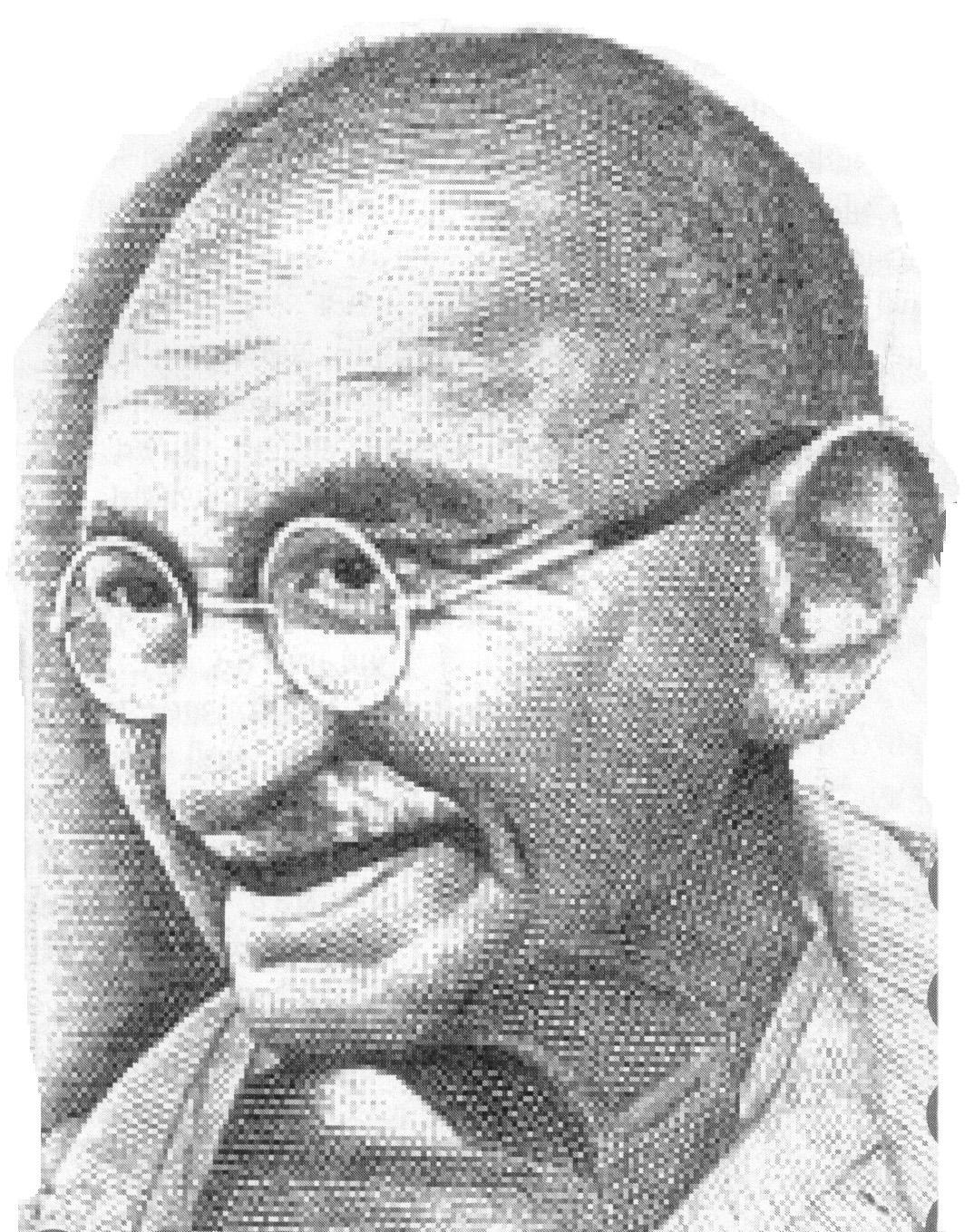 Gandhi Pencil Sketch