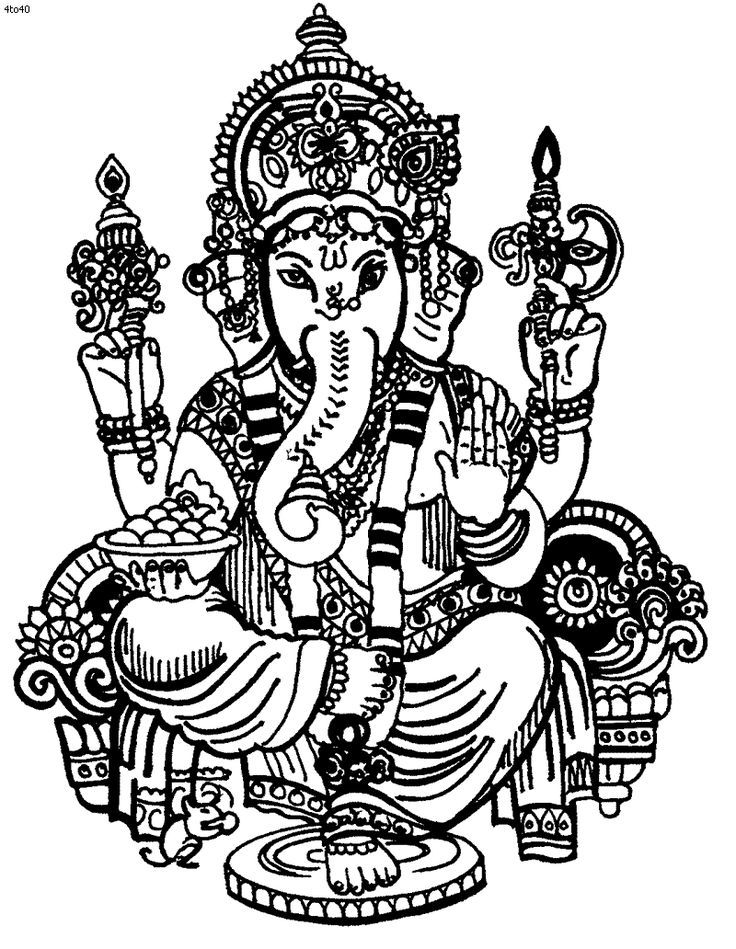 736x949 lord ganesh drawing drawing skill - Ganesh Drawing Images
