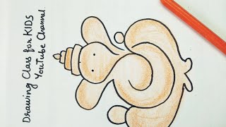 320x180 drawing of ganesh ji with colour - Ganesh Drawing Images