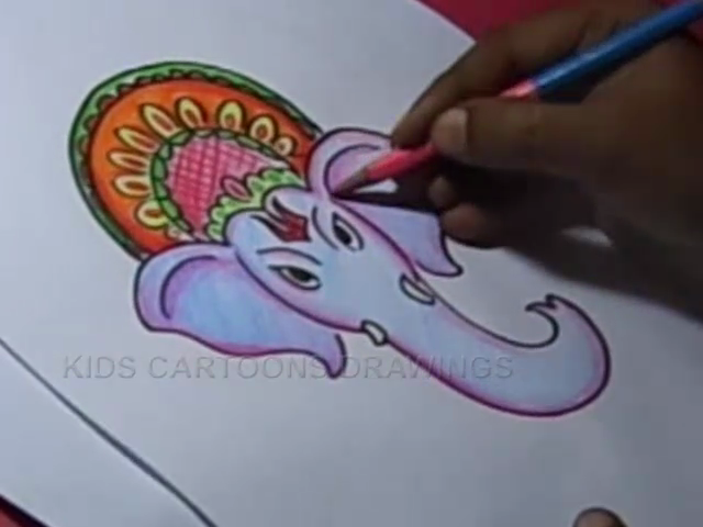 640x480 Kids Cartoon Drawings How To Draw Simple Lord Ganesha Drawing - Ganesh Drawing Simple