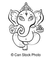 180x195 Ganesha Drawing Desktop Backgrounds - Ganesh Ji Drawing