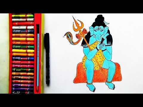 480x360 Video Ganesh Draw - Ganesh Ji Drawing