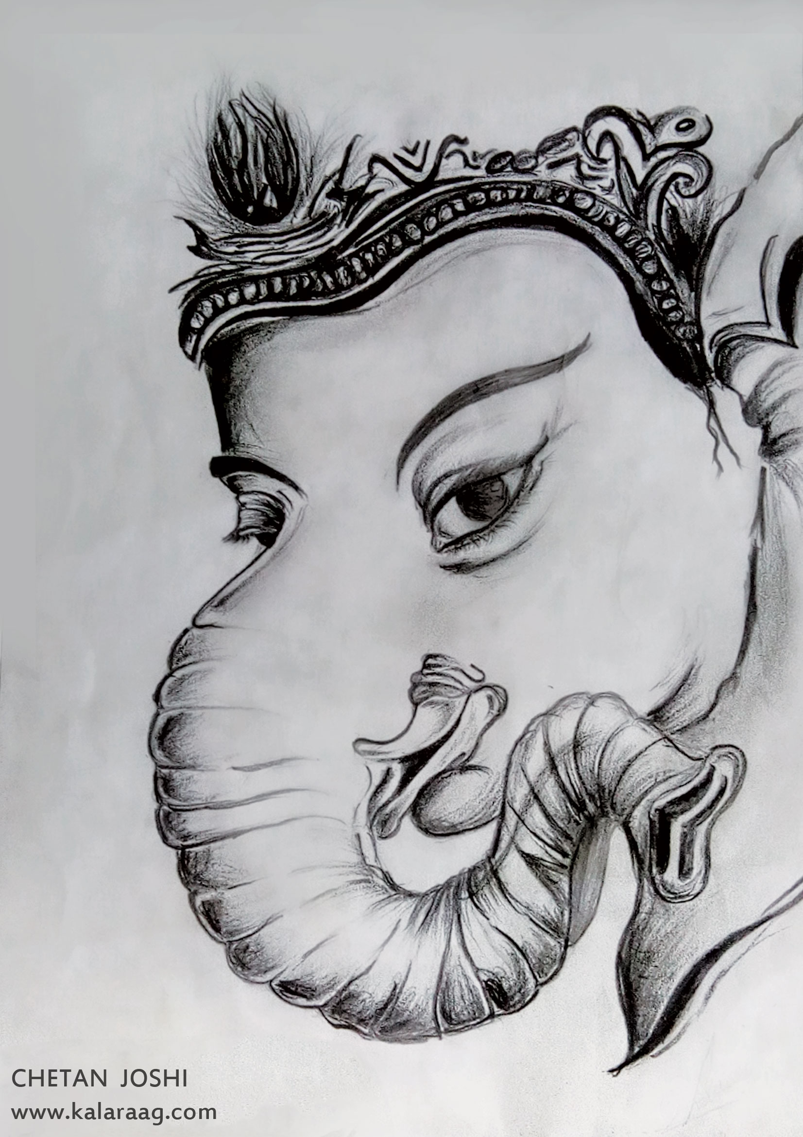Ganesh Ji Drawing at Explore collection of Ganesh