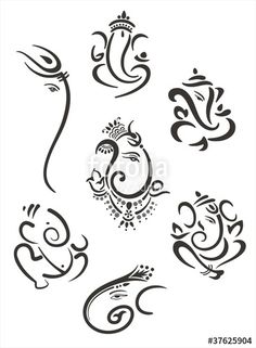 236x321 Ganesha Line Drawings Ganesha - Ganesh Line Drawing