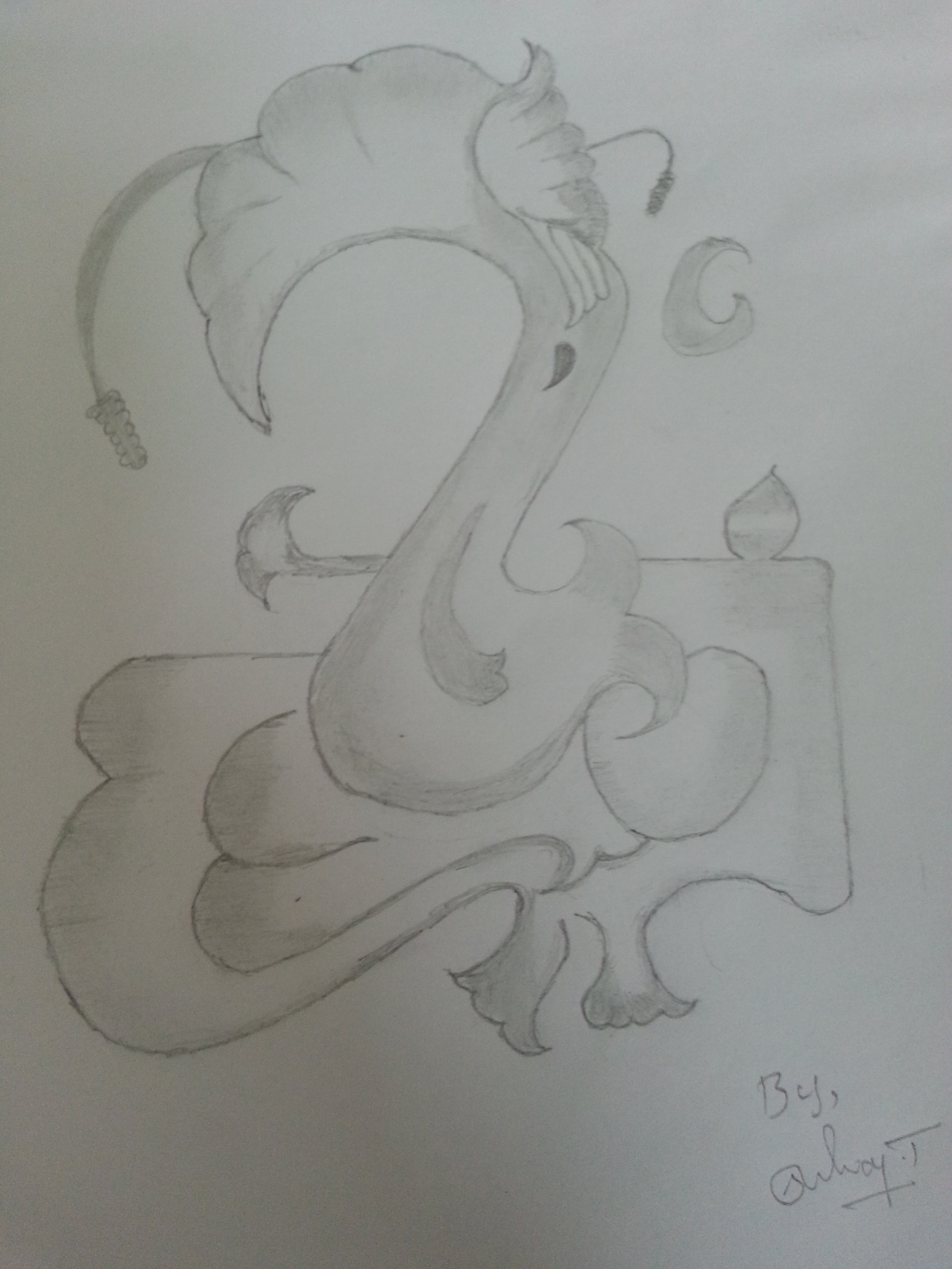 2448x3264 Ganesha Pencil Drawings Free Pencil Drawings, Pencil Sketches - Ganesh Pencil Drawing