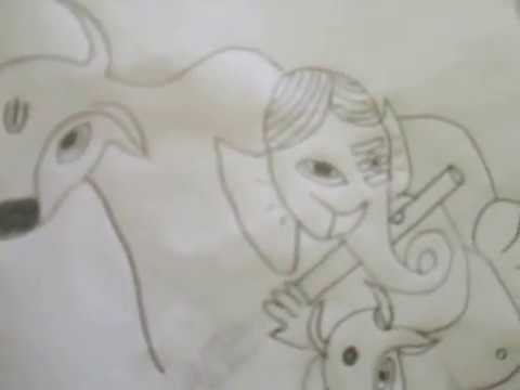 480x360 Lord Ganesha Pencil Drawing Tutorial - Ganesh Pencil Drawing