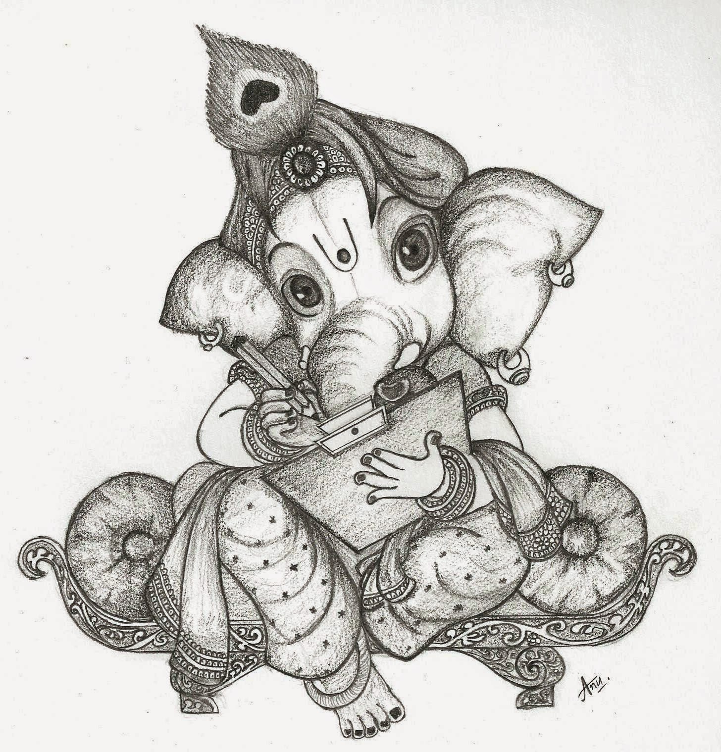 Pencil Drawing Ganpati A Step by Step Guide For Beginners