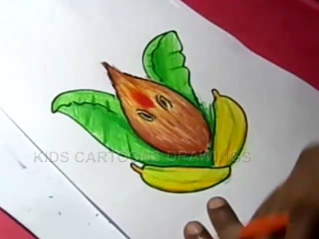 640x480 How To Draw Lord Ganesha Color Drawing For Kids Step - Ganesha Color Drawing