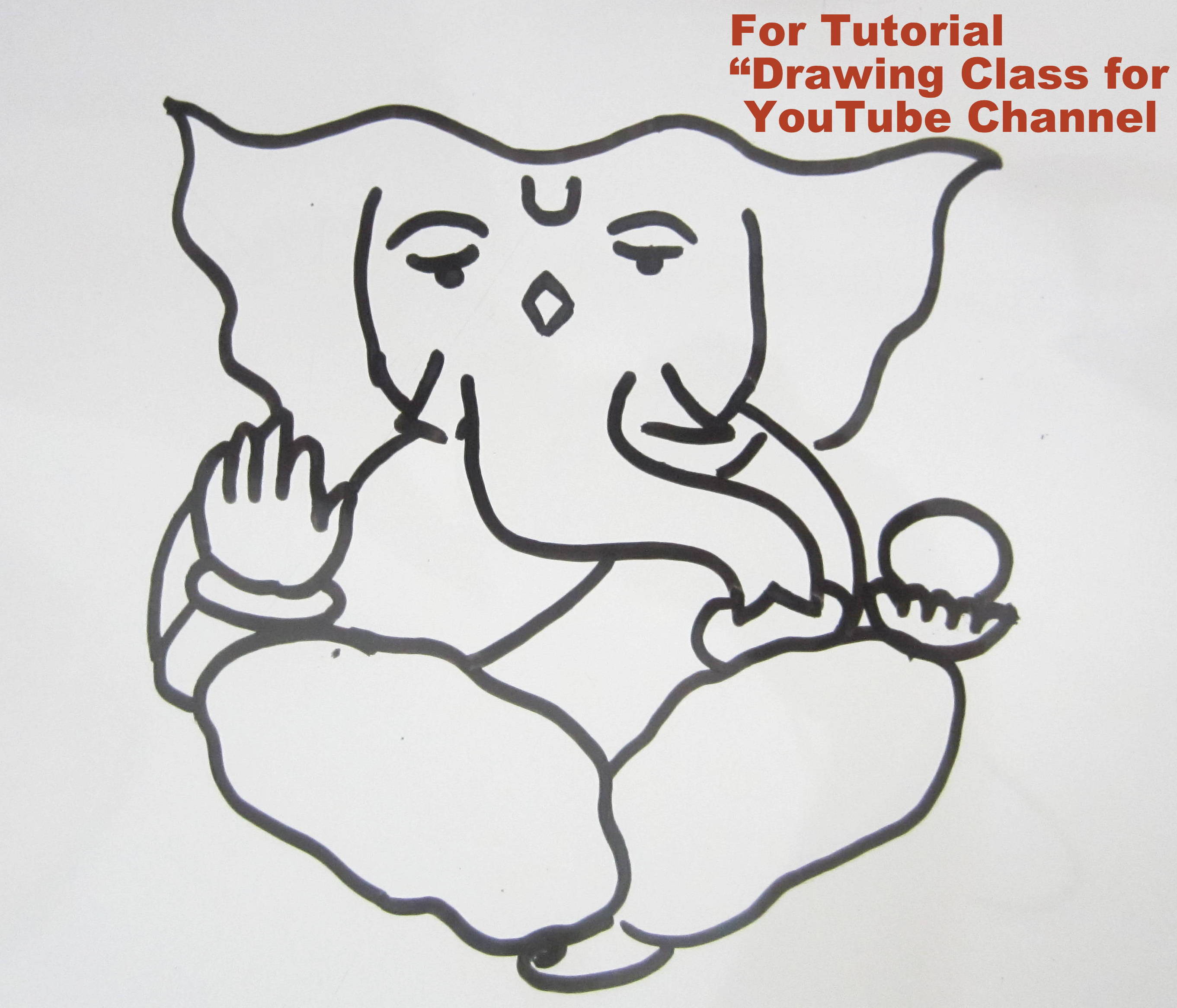 2722x2331 Ganesha Drawing Desktop Backgrounds - Ganesha Drawing For Kid