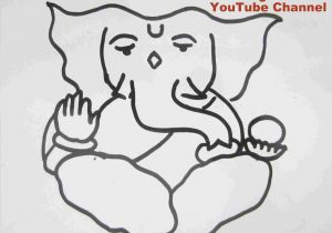 300x210 ganpati drawing step - Ganesha Drawing For Kid