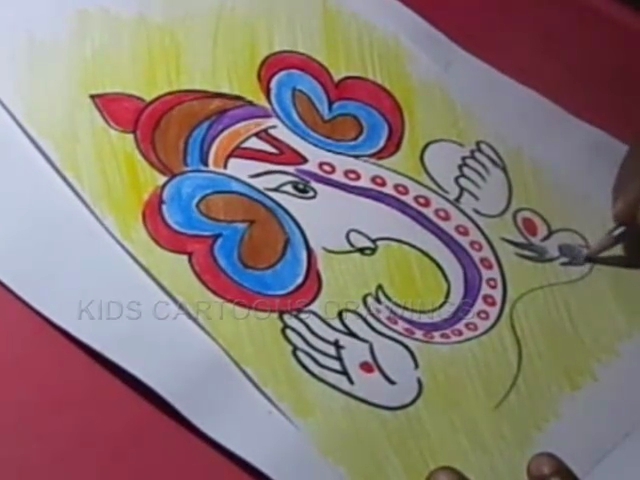 640x480 Kids Cartoon Drawings How To Draw Simple Ganesha Drawing - Ganesha Drawing For Kid