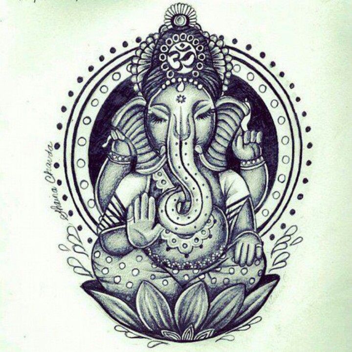 720x720 Ganesha - Ganesha Tattoo Drawing
