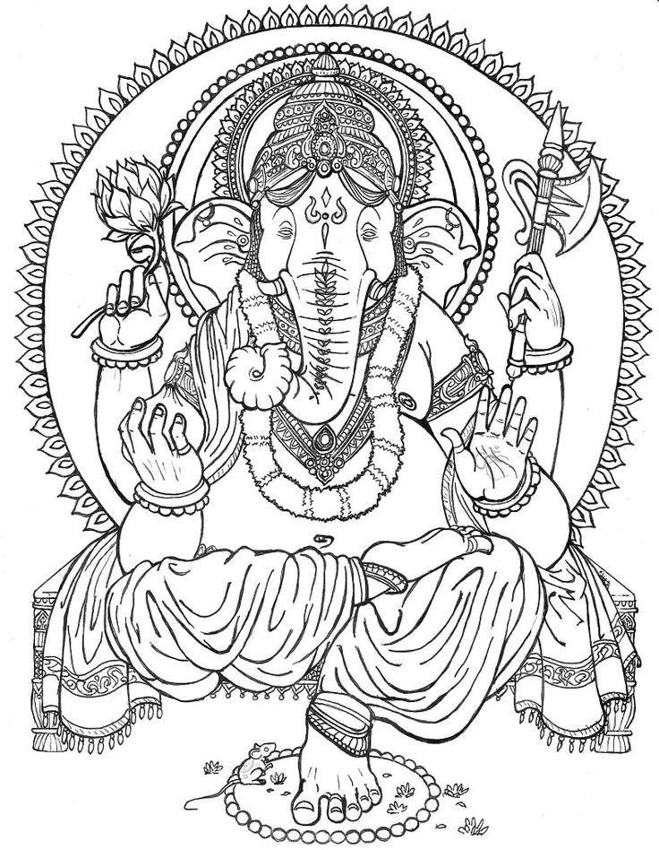 736x948 Kind Ganesh Tattoo Sketch Best Tattoo Ideas Gallery - Ganesha Tattoo Drawing