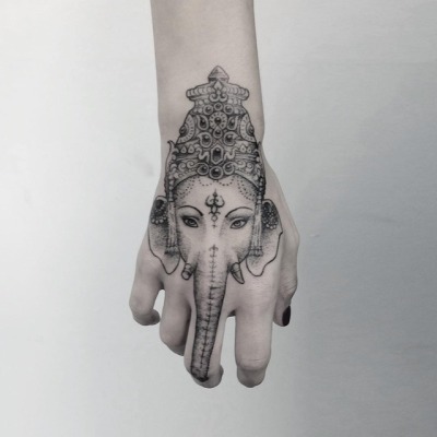 400x400 Ganesh Tattoo Tumblr - Ganesha Tattoo Drawing