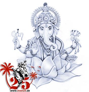 350x361 Another Ganesha Tattoo Design Tattoo Ideas - Ganesha Tattoo Drawing