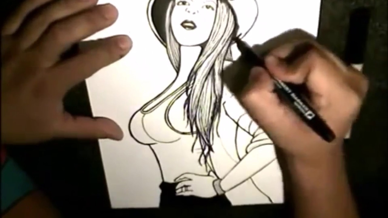 1280x720 how to draw a hot gangsta girl so cool - Gangsta Girl Drawings