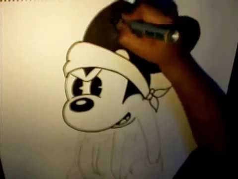 480x360 drawing gangsta mickey mouse - Gangsta Mickey Mouse Drawing
