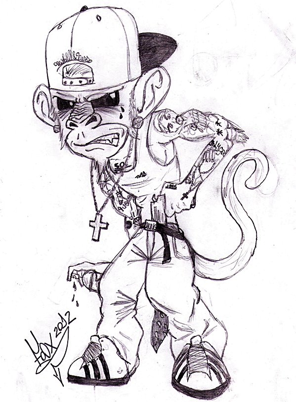 Cartoon Hood Gangster Wallpaper .gangster illustration gangsta animation ja...