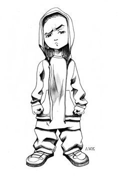 236x350 best gangster drawings images drop cap, fonts, typography - Gangster Cartoon Drawings