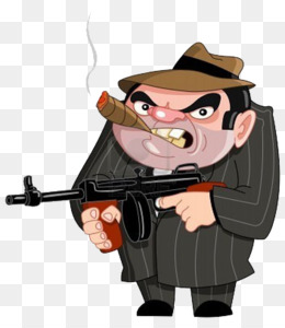 260x300 gangster png - Gangster Cartoon Drawings