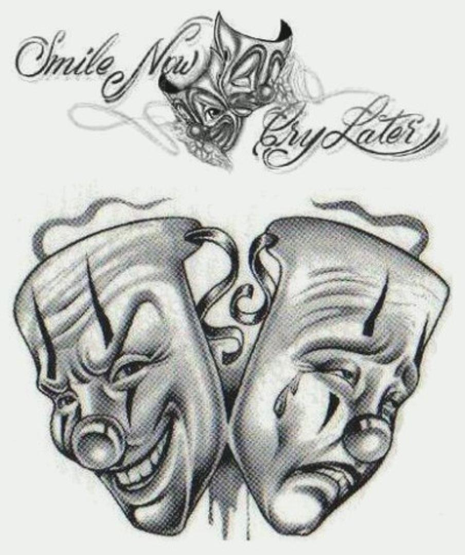904x1080 Gangster Clowns Drawings Clown Tattoo Design Photos Evil Jok - Gan...