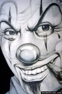 213x320 Gangsta Clown Pictures, Images And Photos Art Art, Chicano - Gangster Clown Drawings