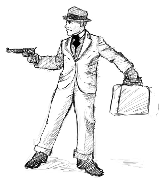 531x576 Gangster Drawings! - Gangster Drawings