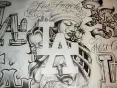 236x177 Awsome Tattoos Tattoos, Lowrider - Gangster Drawings Pictures