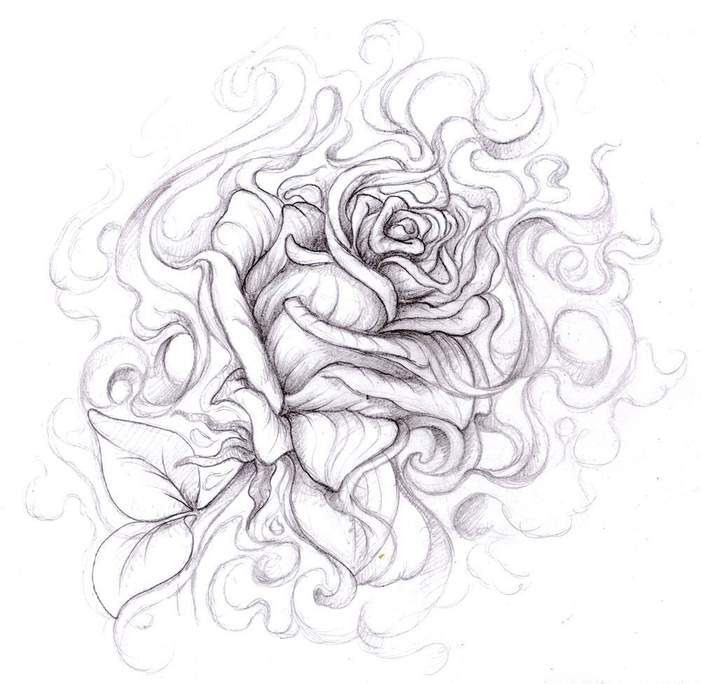 1000x976 Rose Drawing Gangsta For Free Download - Gangster Drawings Pictures