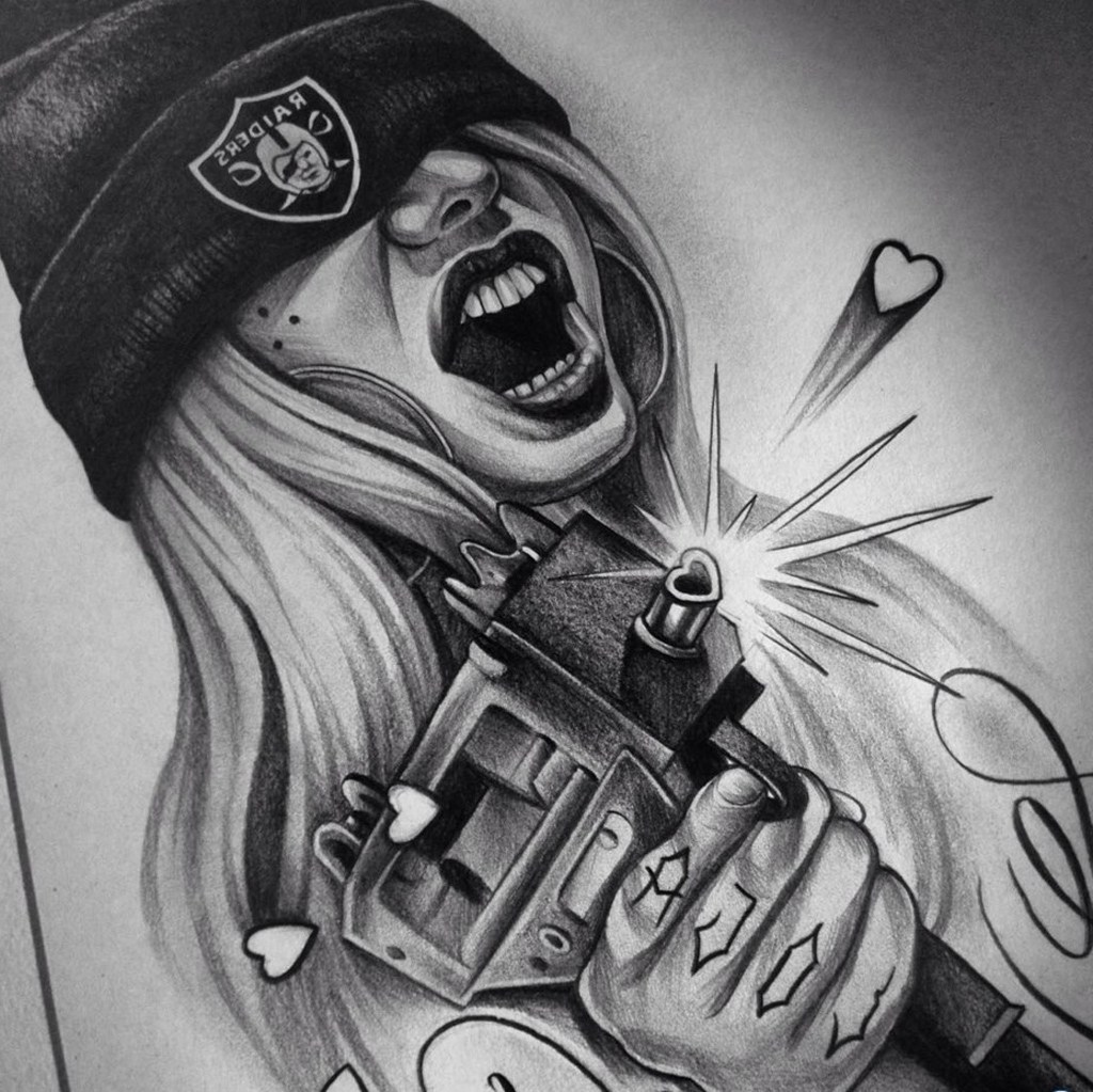 Gangster Girl Drawings at Explore collection of