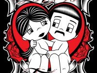 200x150 Gangster Love Art In Love, Chicano Art - Gangster Love Drawings