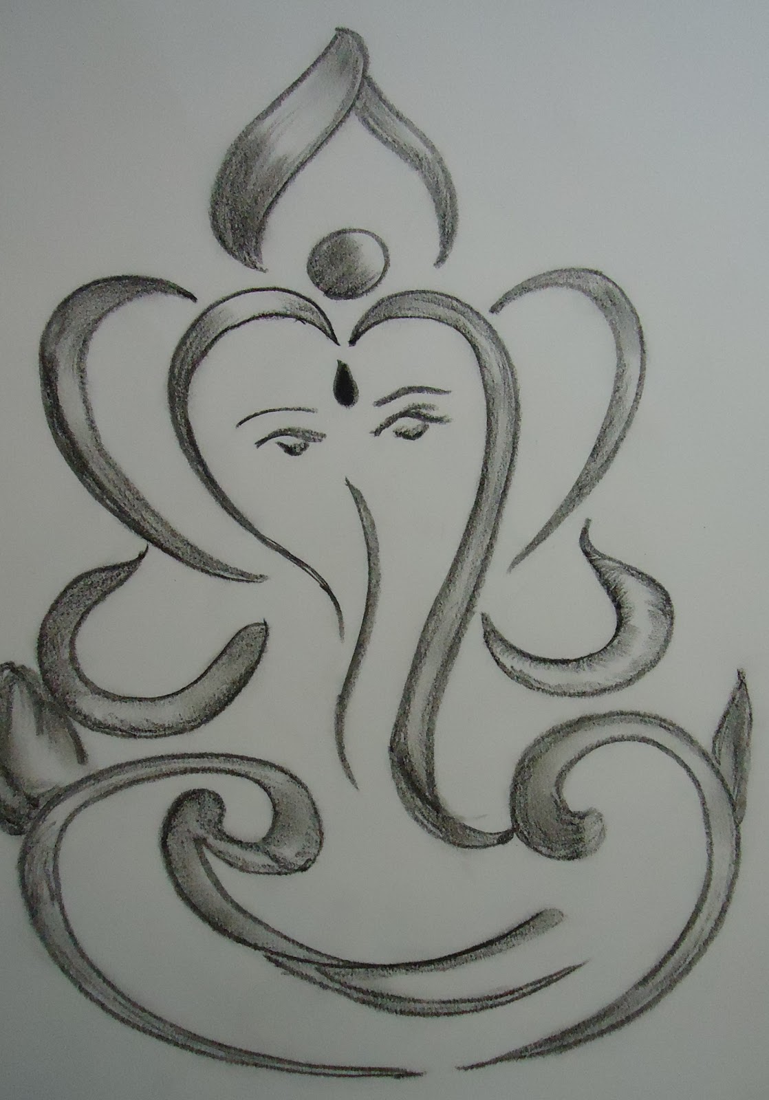 1118x1600 new easy ganpati drawings - Ganpati Drawing