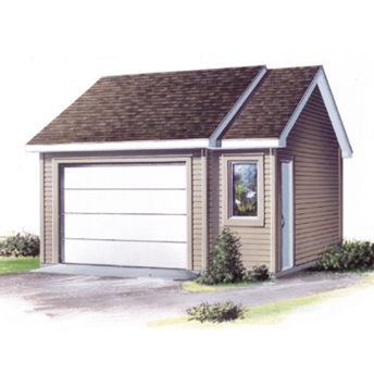 344x344 free diy garage plans with detailed drawings and instructions - Garage Drawings