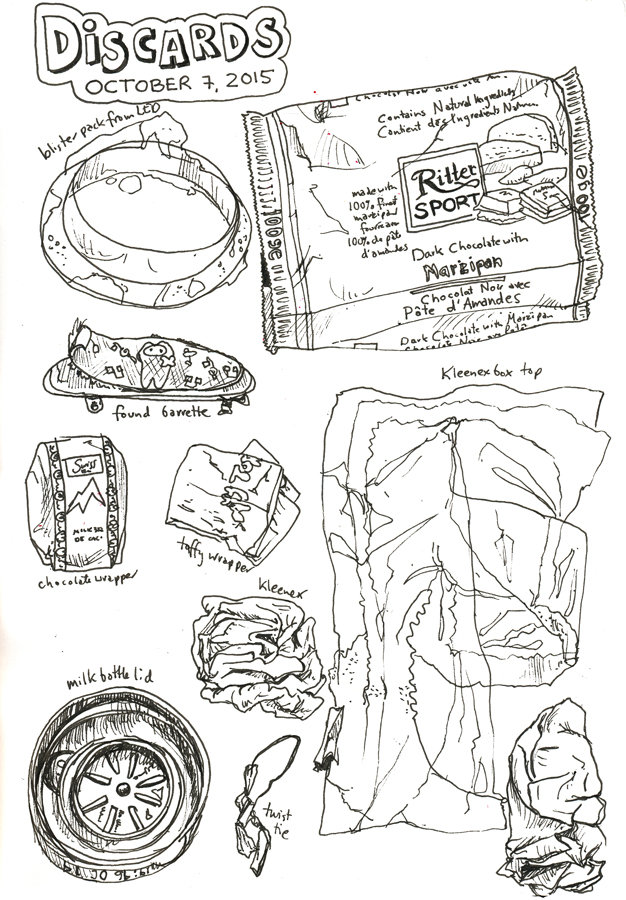 626x900 One Woman's Trash Garbage Drawing October - Garbage Drawing