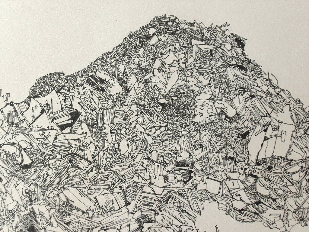 Animated Garbage Dump - Garbage Drawing. 