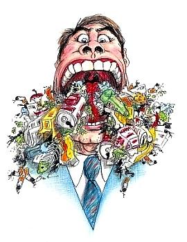 270x350 Garbage Mouth Drawing - Garbage Drawing