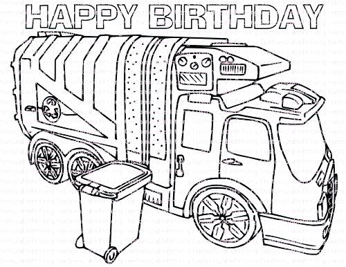 500x386 Cool Truck Drawing At Free For Personal Use Cool Trucks Coloring - Garbage Truck Drawing