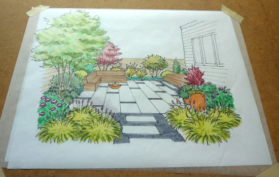 550x350 Tips From A Landscape Designer Garden Perspective Drawing - Garden Design Drawing