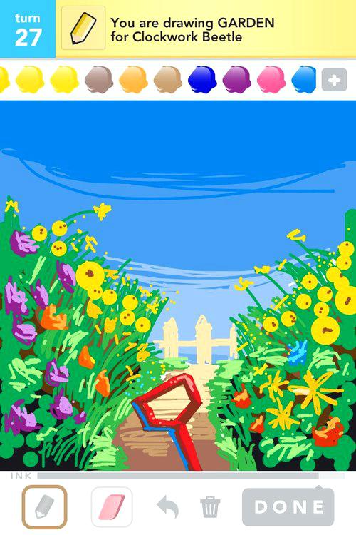 500x750 Very Easy Garden Drawing - Garden Drawing Easy