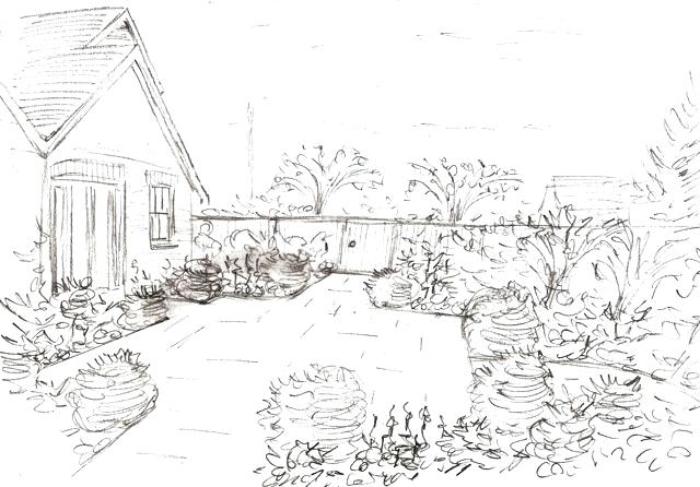 640x446 Garden Drawing Newest Interior Living Creative - Garden Drawing Easy